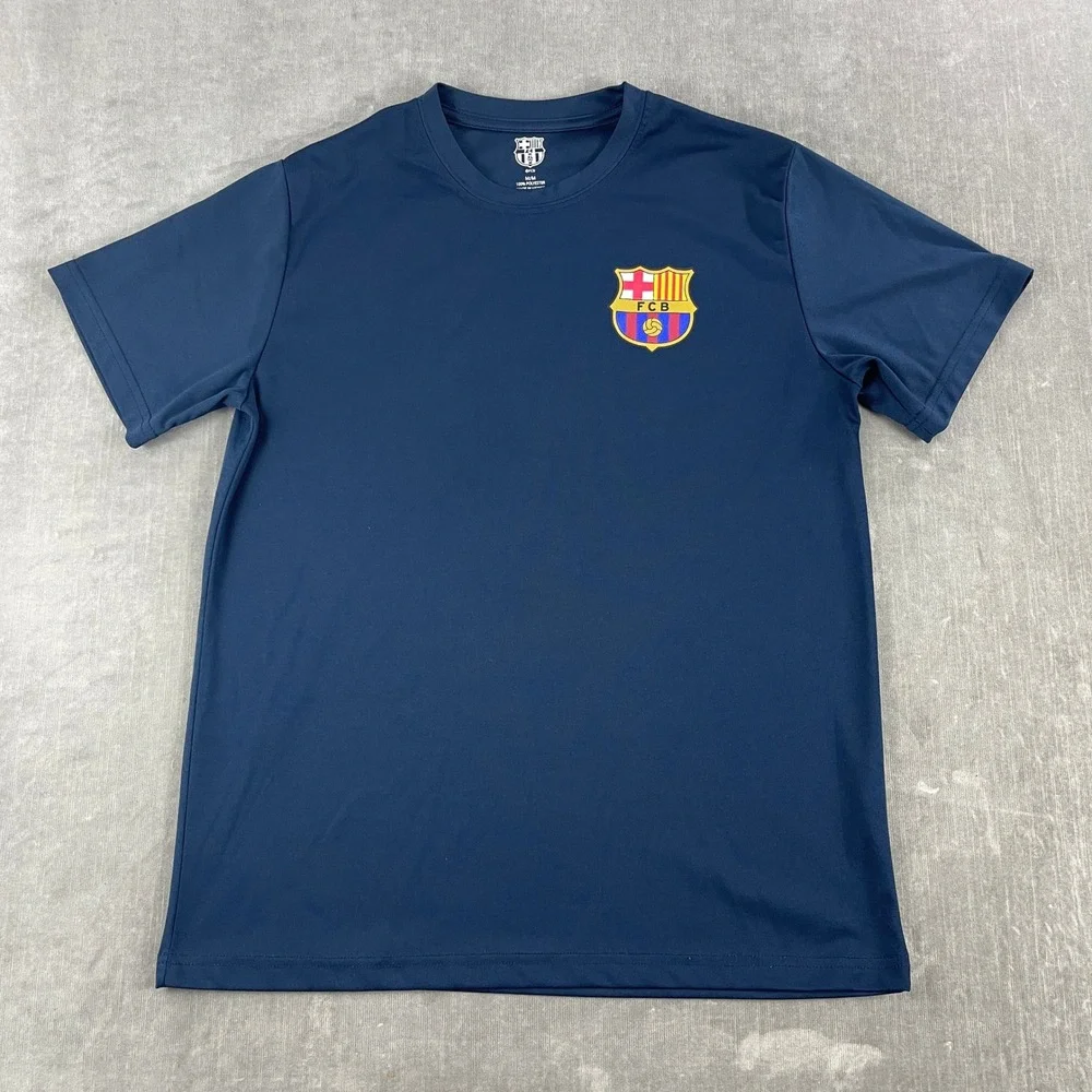FC Barcelona Men M Navy Blue Soccer Jersey Number 10 Official Merchandise